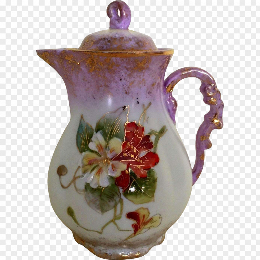 Vase Saucer Pitcher Jug Teapot Ceramic PNG