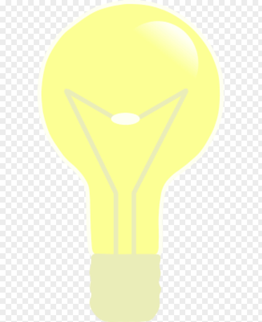 Bulb Image Yellow Angle Font PNG