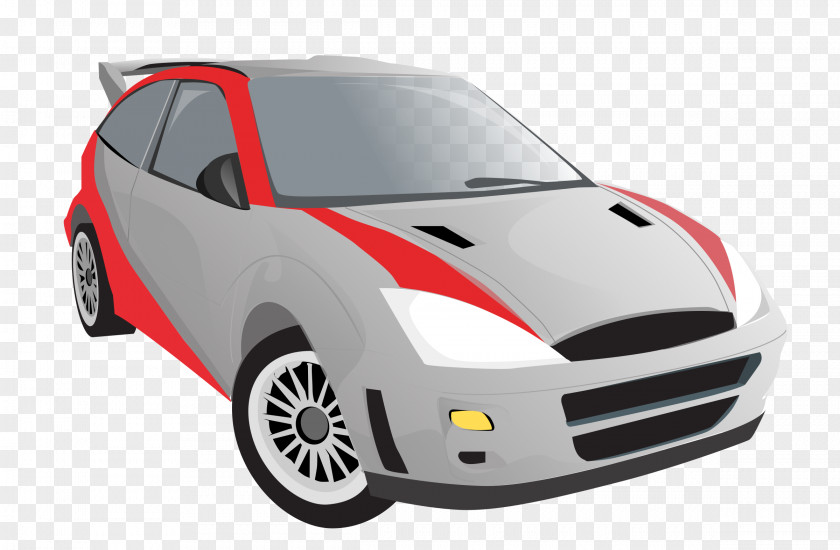 Race Car Sports Ford Focus Clip Art PNG