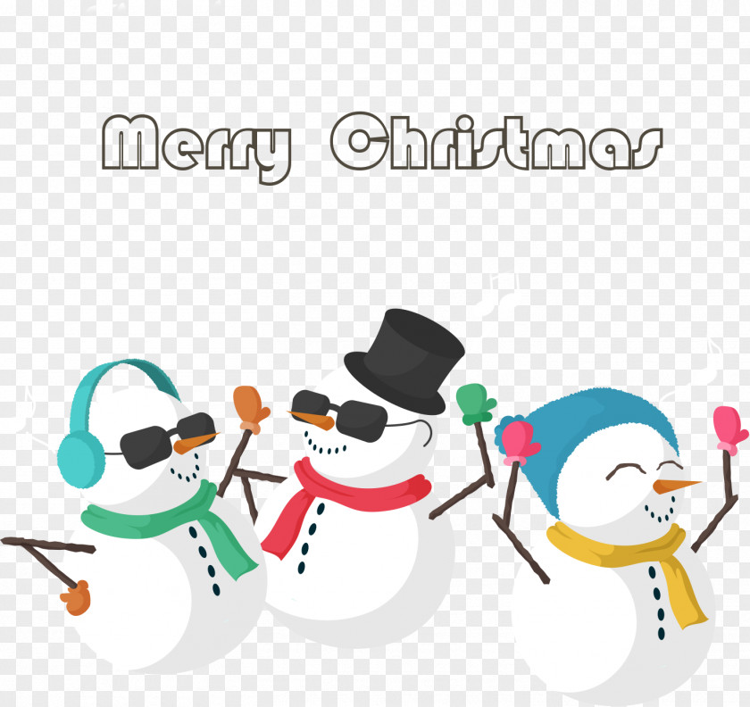 Snowman Christmas Party Icon PNG