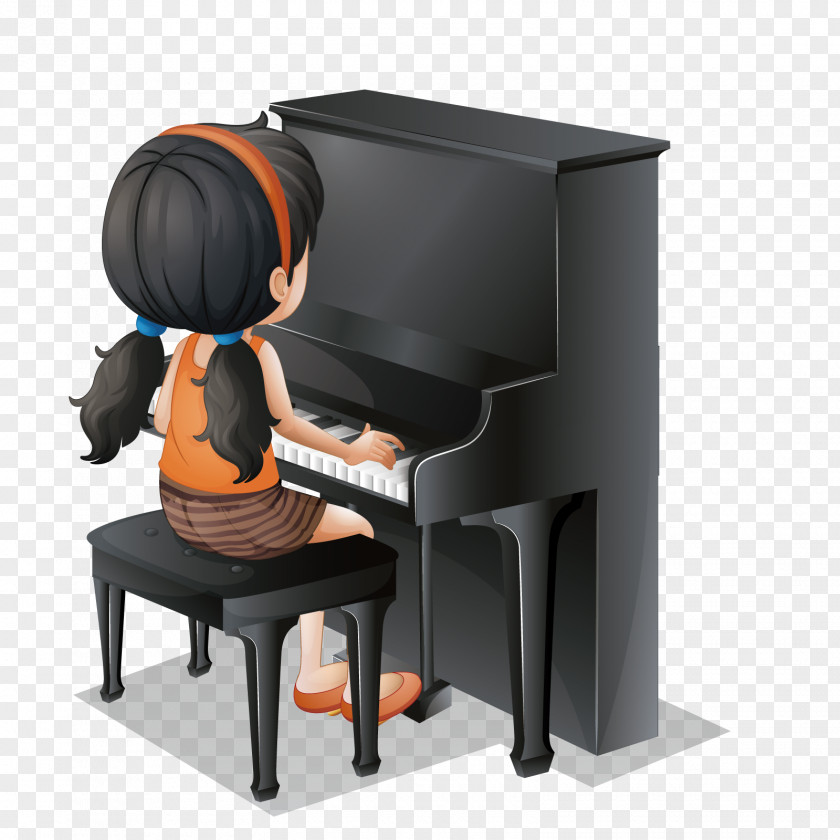 Vector Who Plays The Piano Royalty-free Clip Art PNG