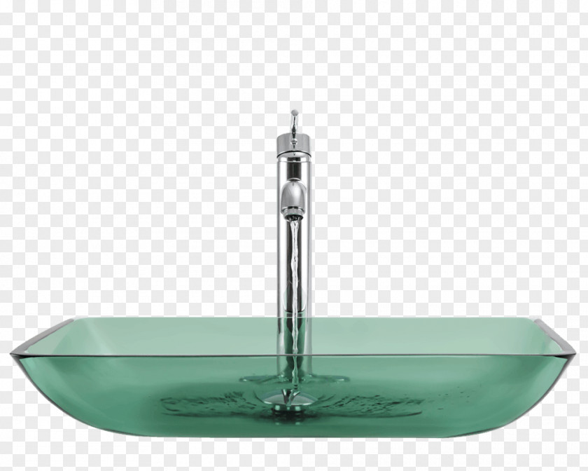 Glass Tap Bowl Sink Bathroom PNG