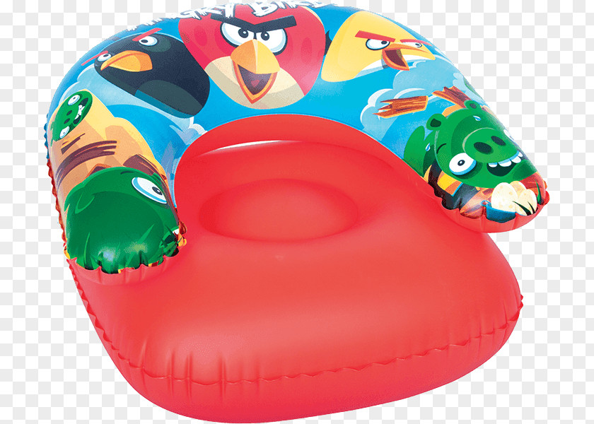 Angry Birds Blue Inflatable Chair Swimming Pool Child Air Mattresses PNG