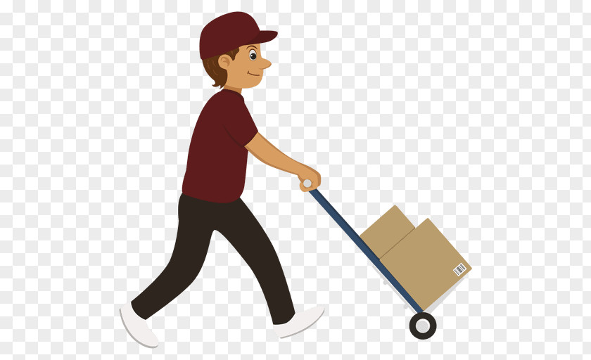 Cartoon Customer Delivery Clip Art PNG