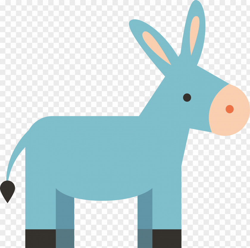 Cartoon Little Donkey Hinny Horse Clip Art PNG