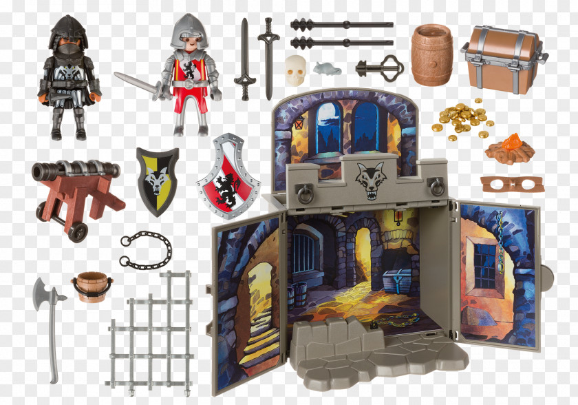 Knight Playmobil Toy Treasure Doll PNG