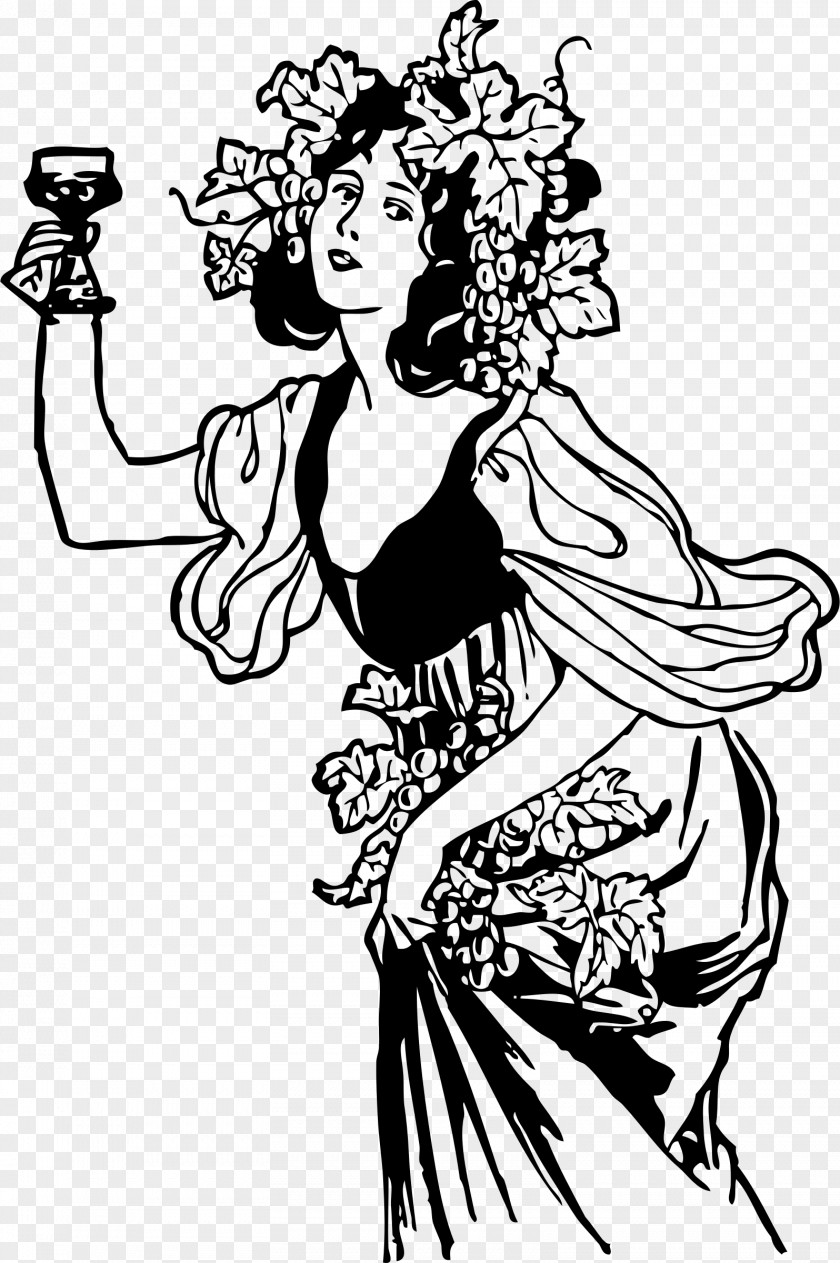 Maiden Wine Woman Clip Art PNG