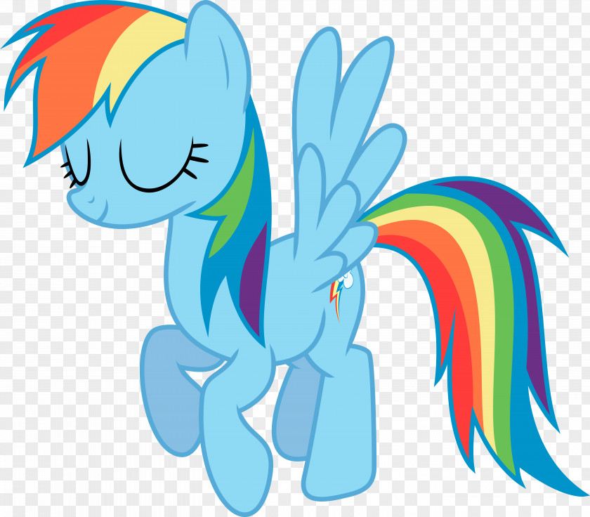 Rainbow Pony Dash Horse PNG