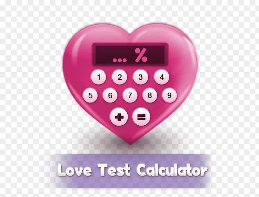 Calculator Love Tester Prank Flames Game PNG