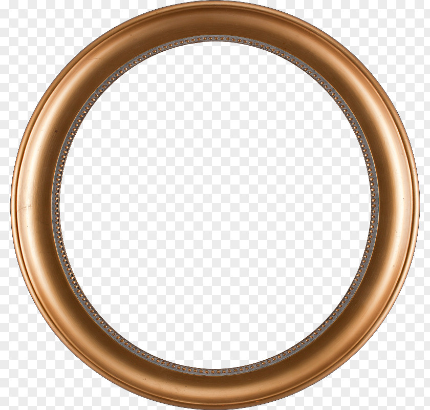 Circular Metal Copper Brass Material PNG