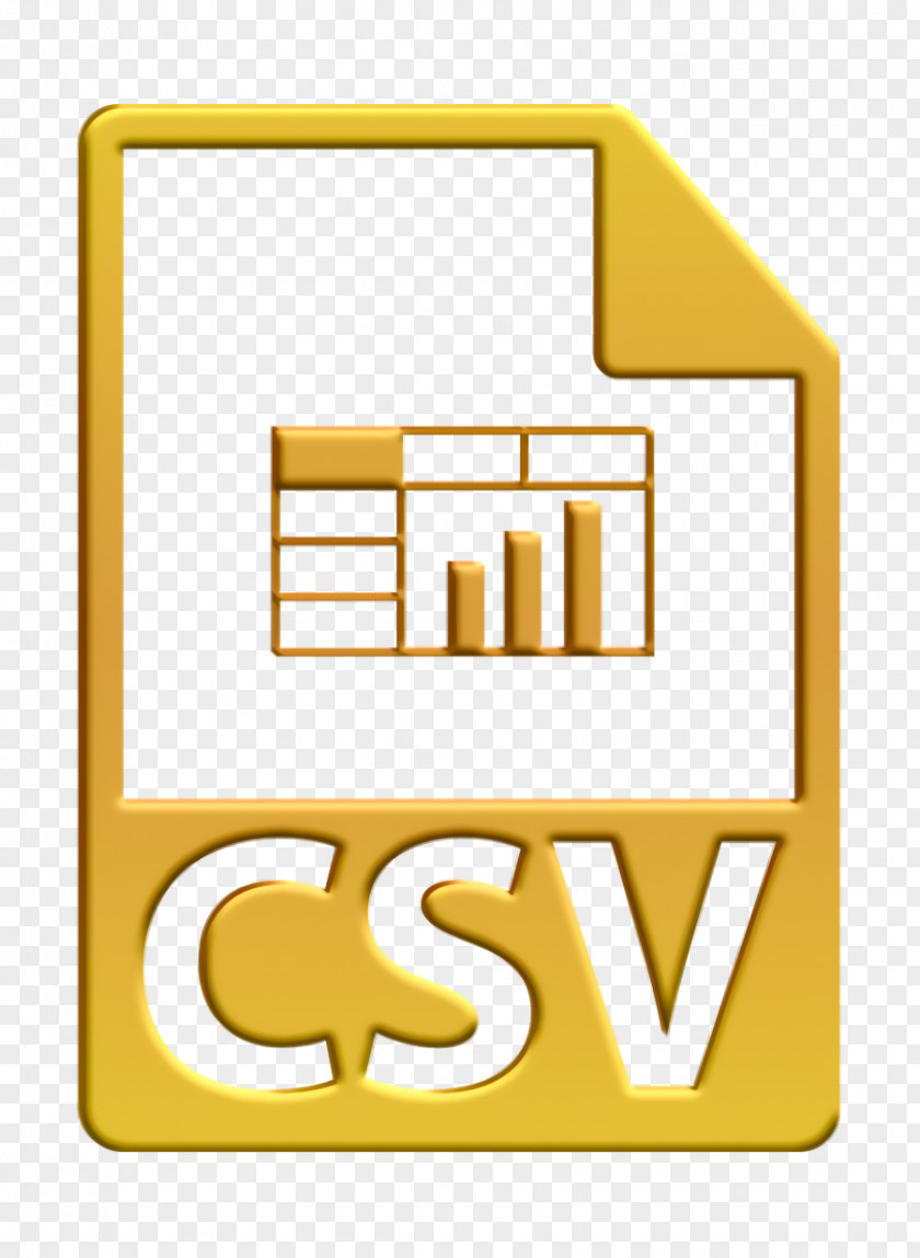 Csv File Format Symbol Icon Formats Icons PNG