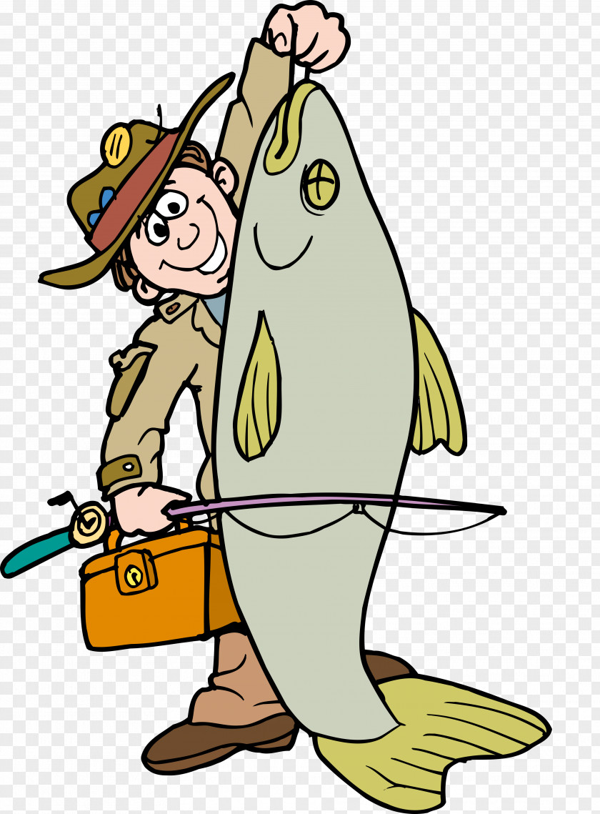 Fishing Coloring Book Drawing Rubber Stamp Digital PNG