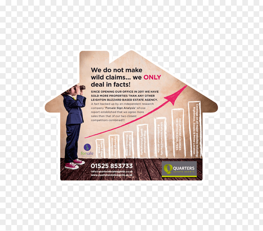 Marketing Advertising Estate Agent Flyer House PNG