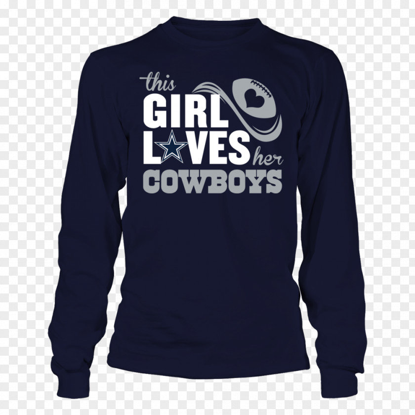 T-shirt Long-sleeved Dallas Cowboys West Virginia Mountaineers Football PNG