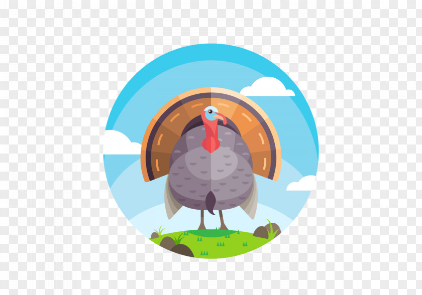 Thanksgiving Vector Turkey Map PNG