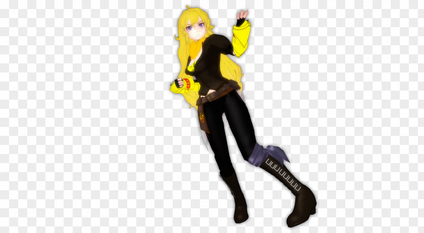 Yang Xiao Long Rendering Under Night In-Birth MikuMikuDance PNG