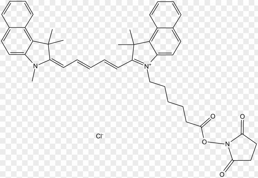 Cyanine N-Hydroxysuccinimide Ester Amine Maleimide PNG