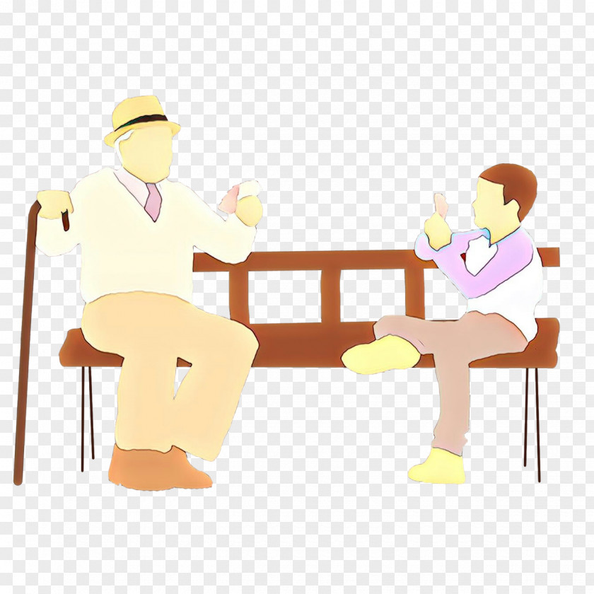Gesture Conversation Cartoon Table Sitting Furniture Clip Art PNG