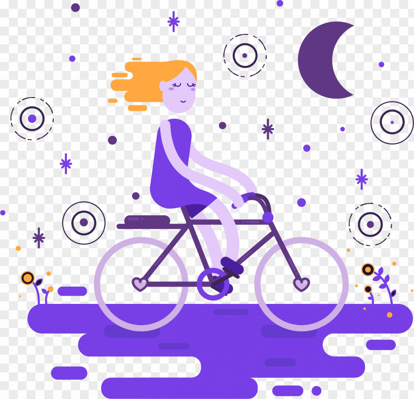 Night Driving Bicycle Computer File PNG
