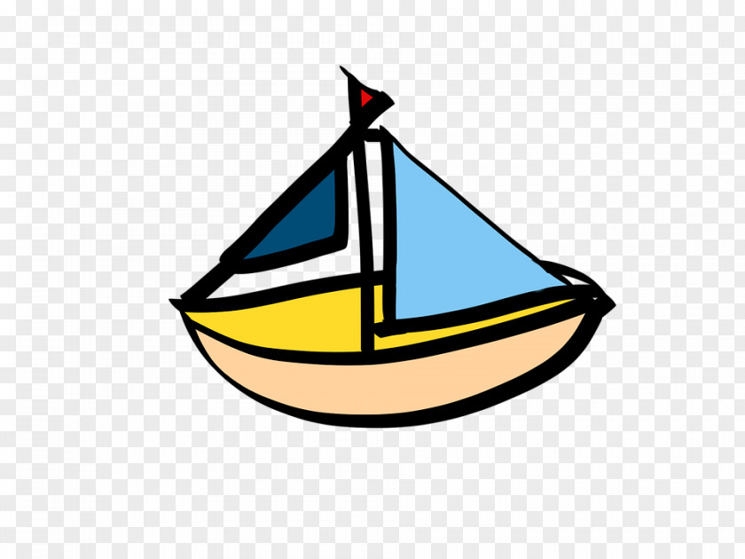 Boat Sailboat Ship Cartoon PNG