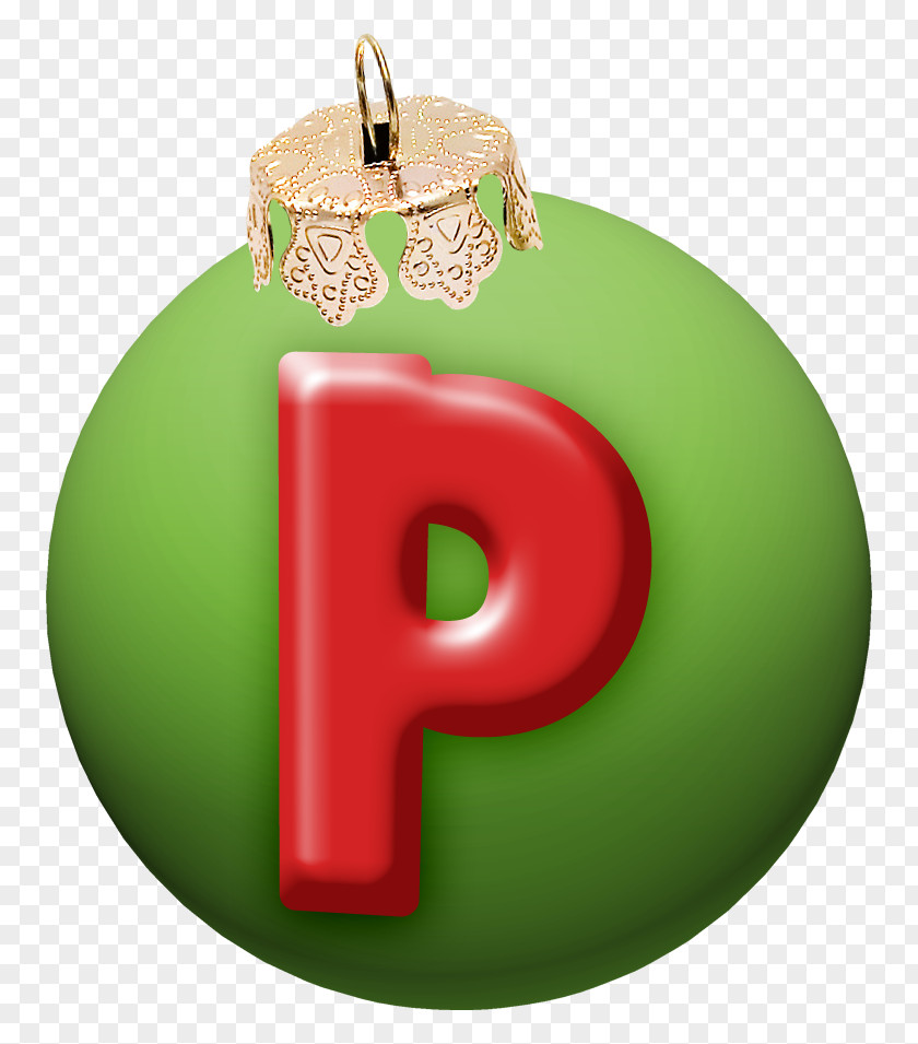 Christmas Letter P Alphabet Typeface PNG