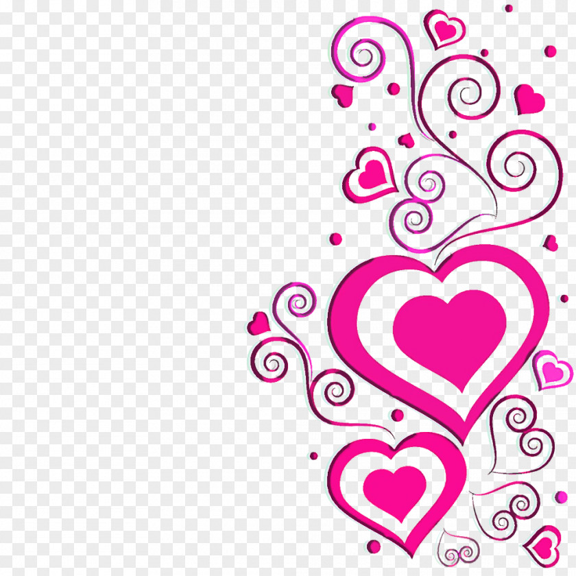 Heart Pink Love Magenta Ornament PNG