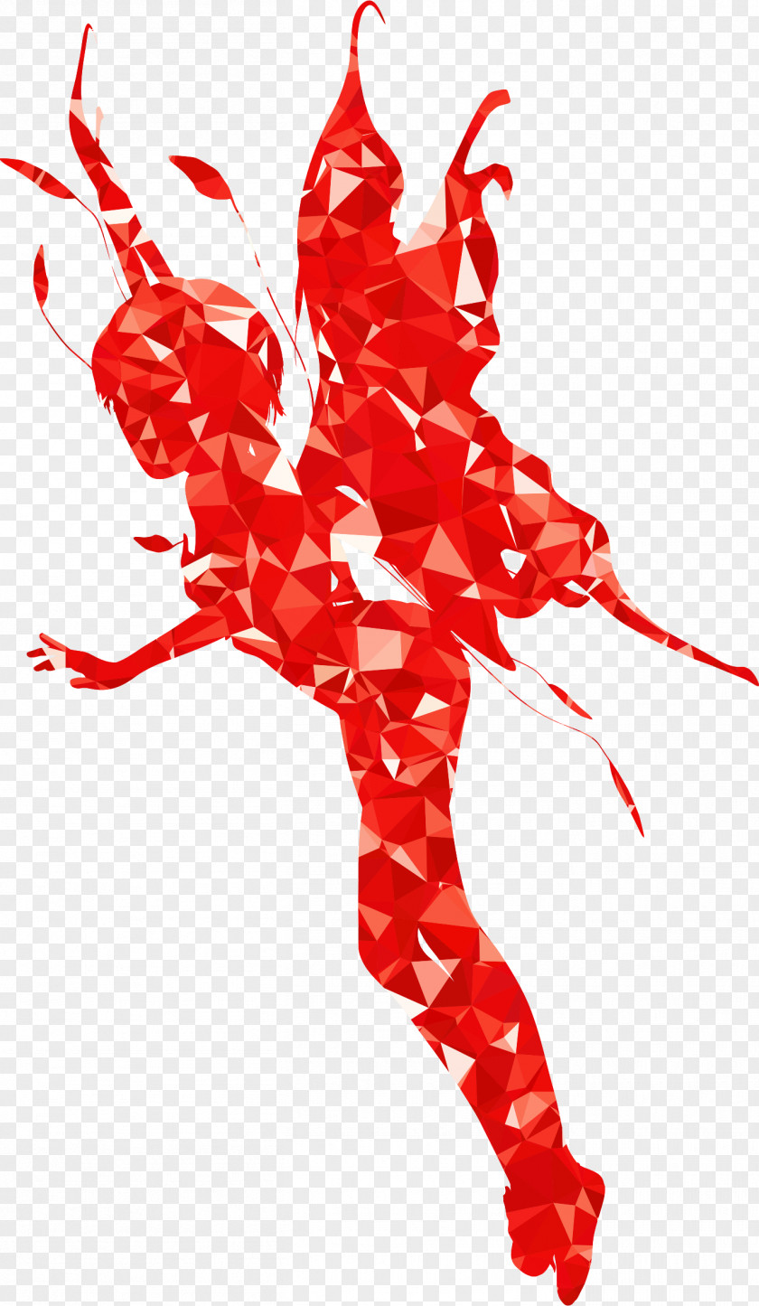 Ruby Fairy Silhouette Clip Art PNG