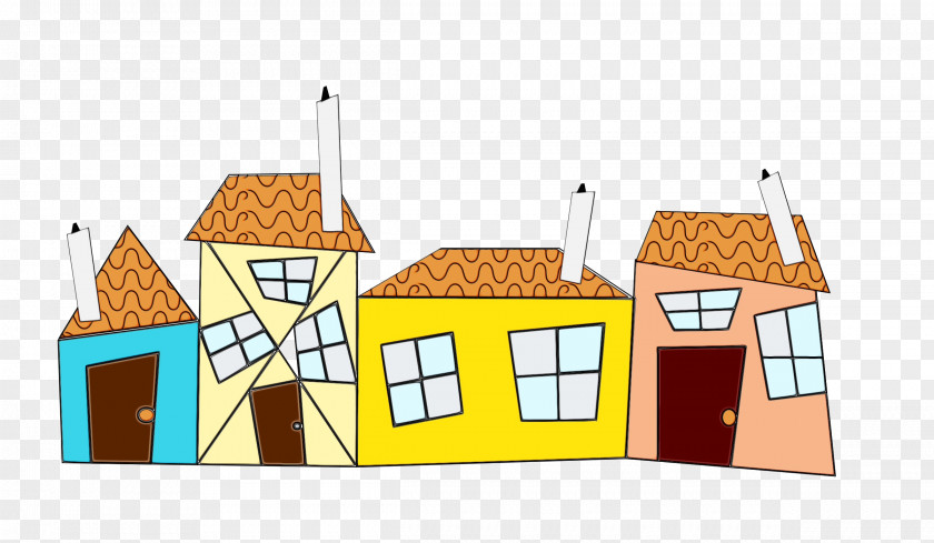 Building Facade School Cartoon PNG