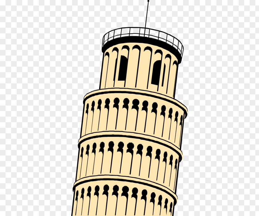 Campanile Leaning Tower Of Pisa Vector Graphics Image PNG