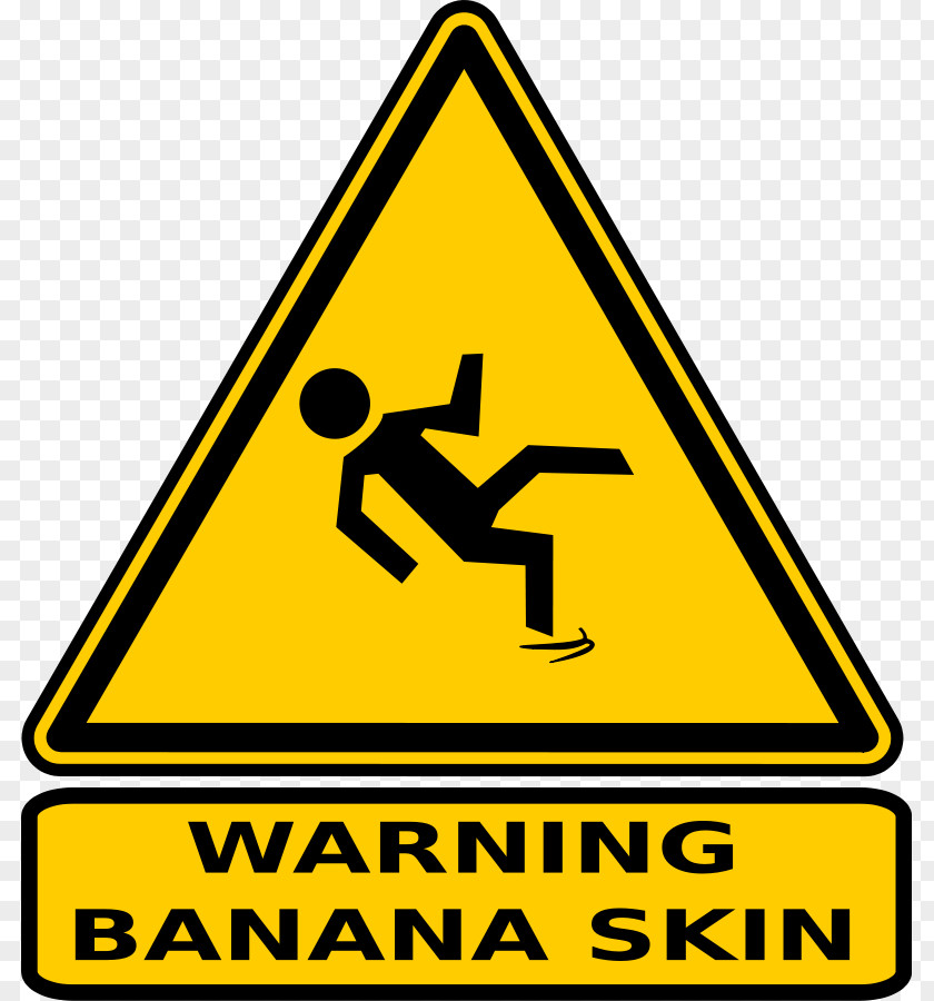 Cartoon Pictures Of Bananas Banana Peel Warning Sign Clip Art PNG