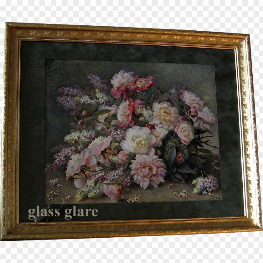 Glass Picture Frames Floral Design Photography PNG