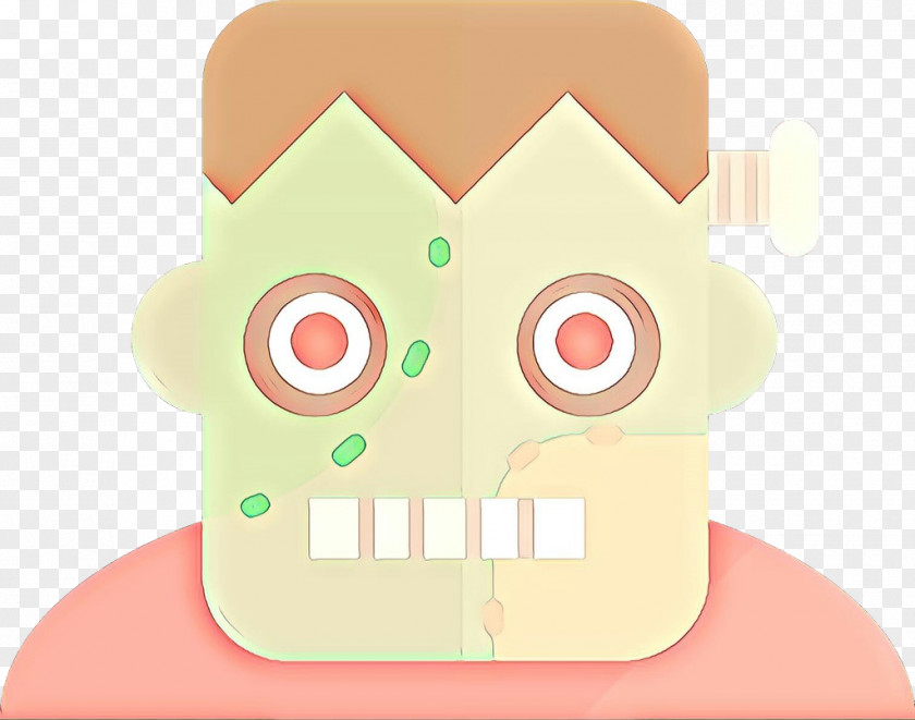 Green Cartoon Head Animation PNG