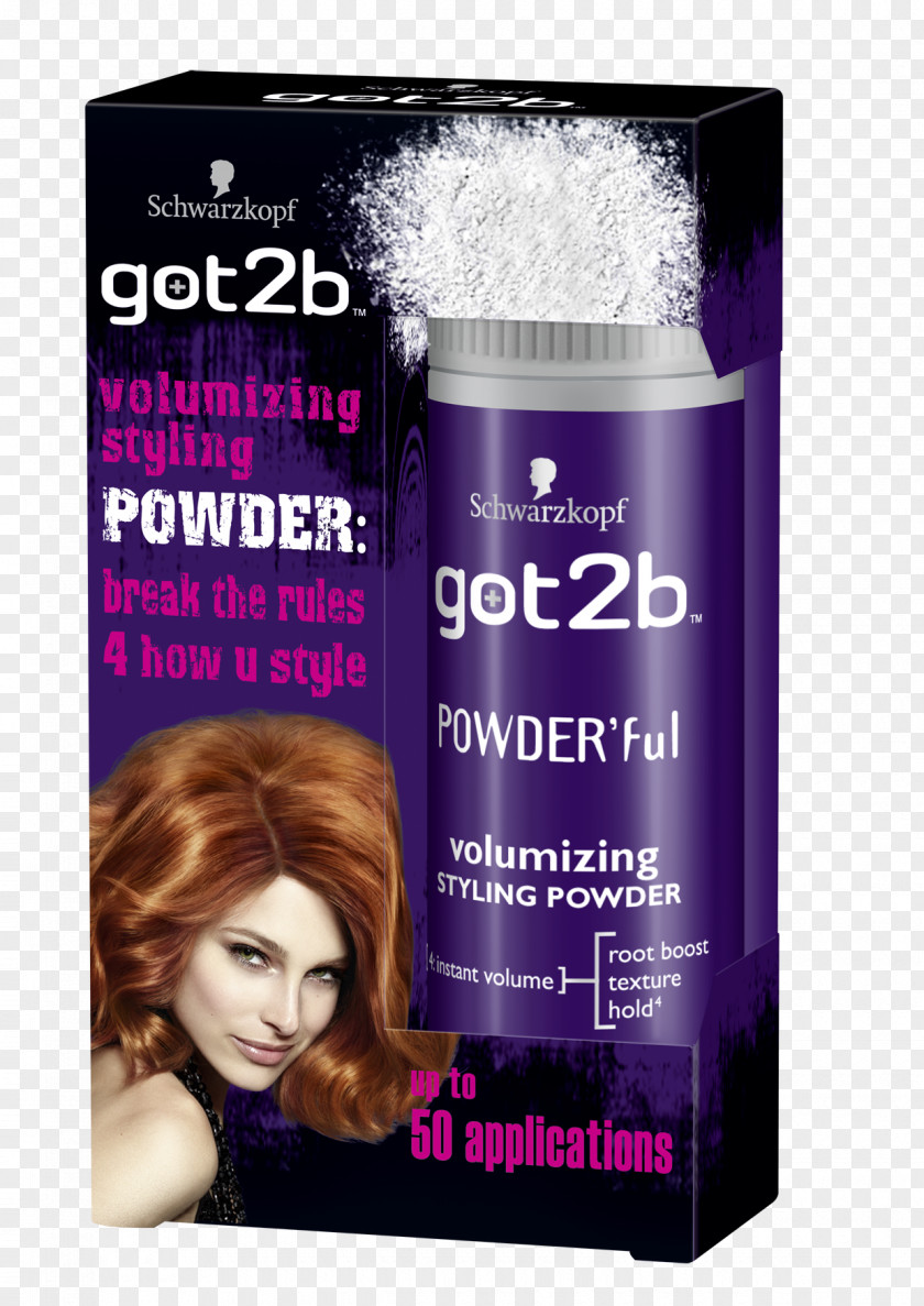 Hair Göt2B Powder'ful Volumizing Styling Powder Products Face Hairstyle PNG