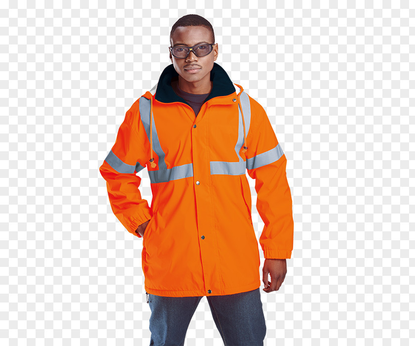 Jacket Hoodie High-visibility Clothing Workwear PNG