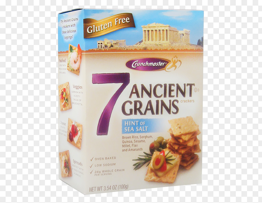 Salt Vegetarian Cuisine Cracker Cereal Whole Grain PNG