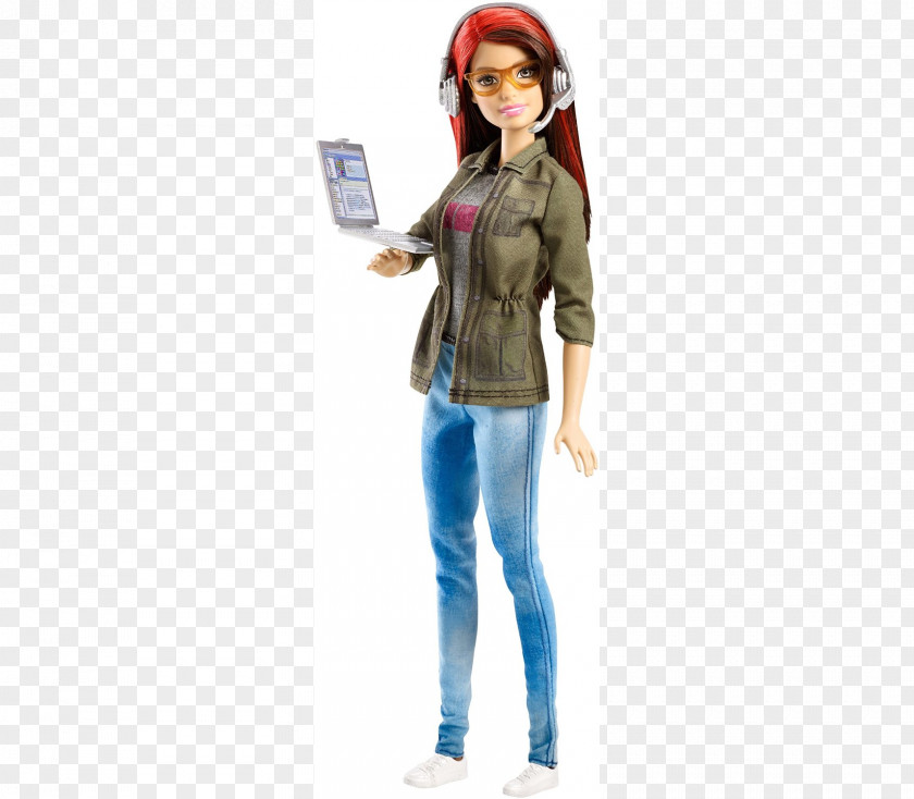 Barbie Computer Engineer Amazon.com Barbie's Careers Doll PNG