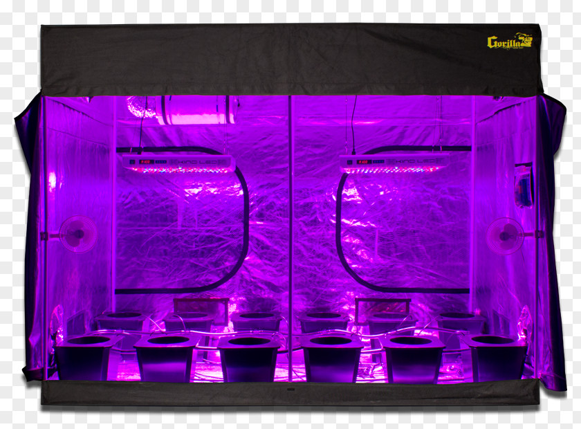 Indoor Grow Box Kit Growroom Light-emitting Diode Hydroponics Display Device PNG