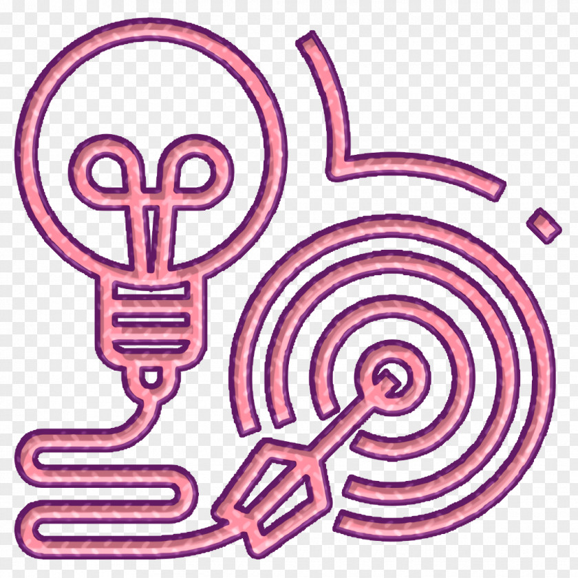 Labyrinth Goal Icon Business Management PNG