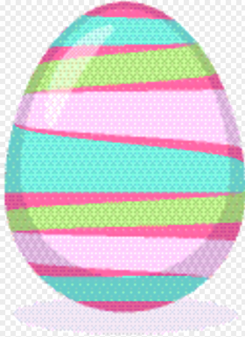 Oval Magenta Easter Egg Background PNG