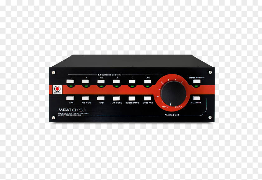 Surround Sound 5.1 Studio Monitor Professional Audio Signal PNG