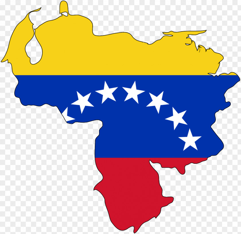 Venezuela Flag Of Map Stock Photography PNG
