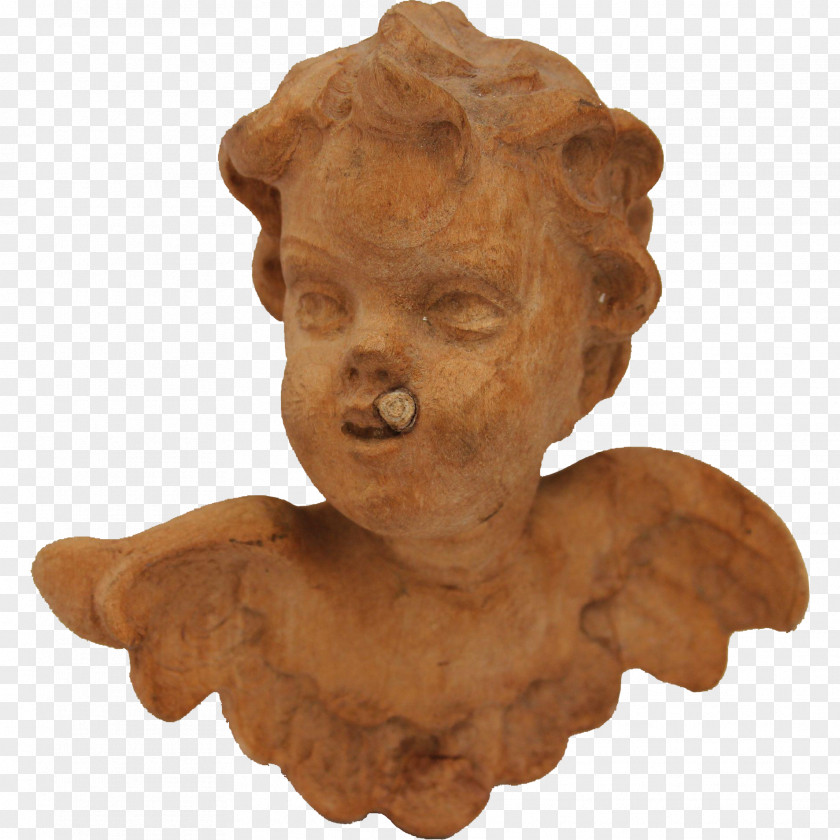 Baroque Cherub Sculpture Putto Angel PNG