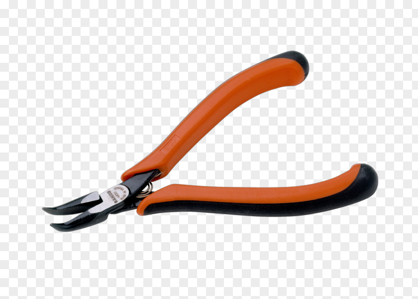 Bent Tip Hand Tool Needle-nose Pliers Bahco PNG