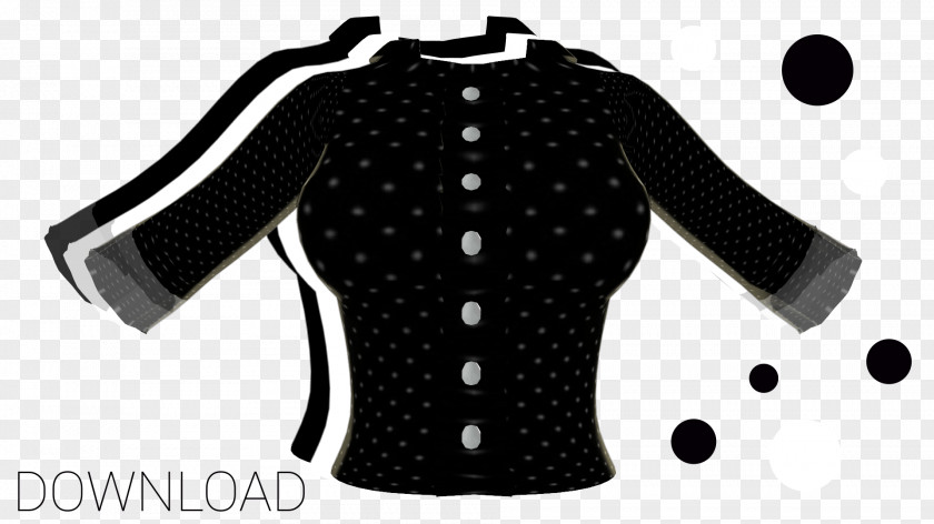 Mmd Blouse T-shirt Sleeve Top Sweater PNG