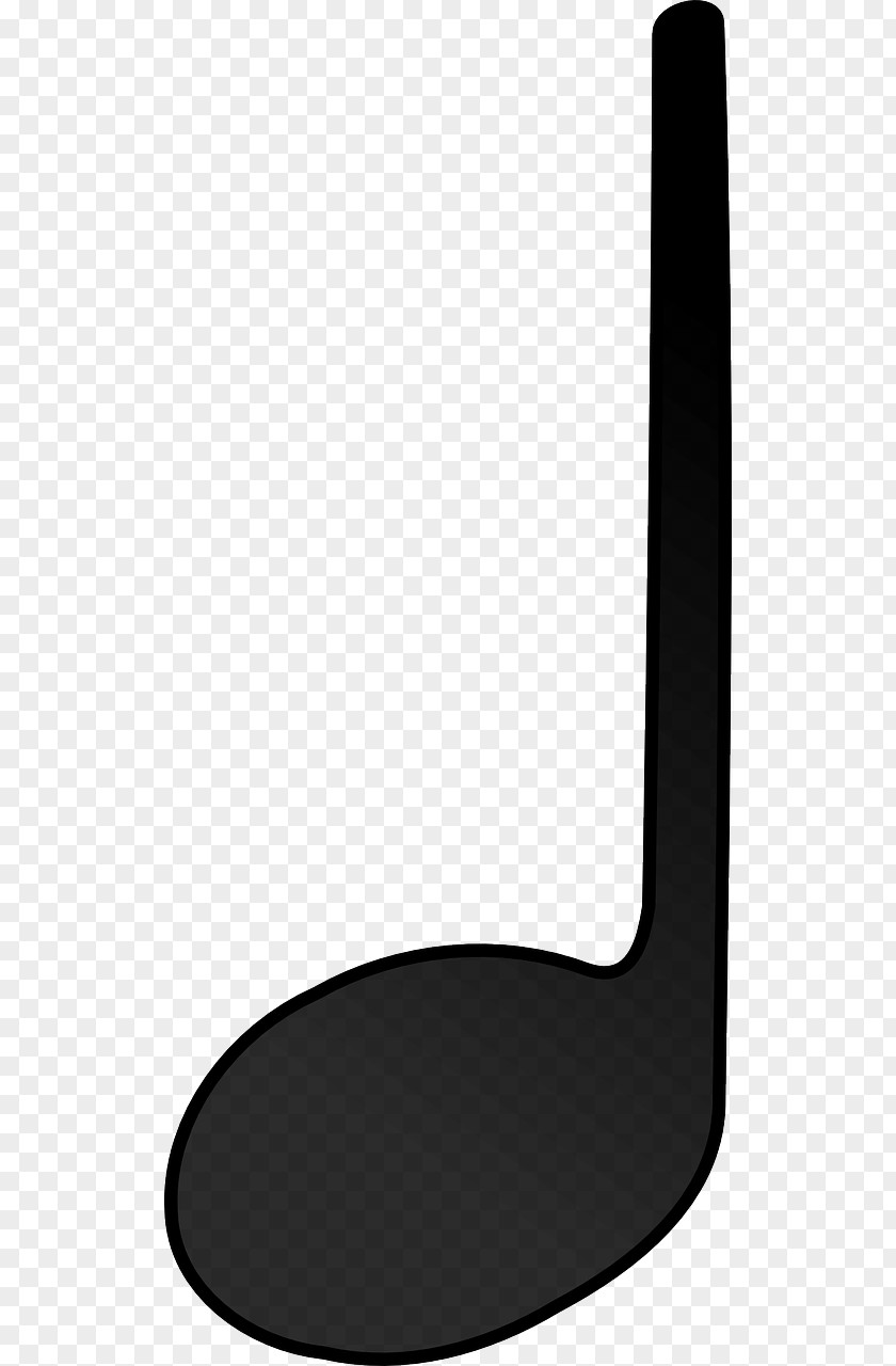 Musical Note Quarter Stem Clip Art PNG