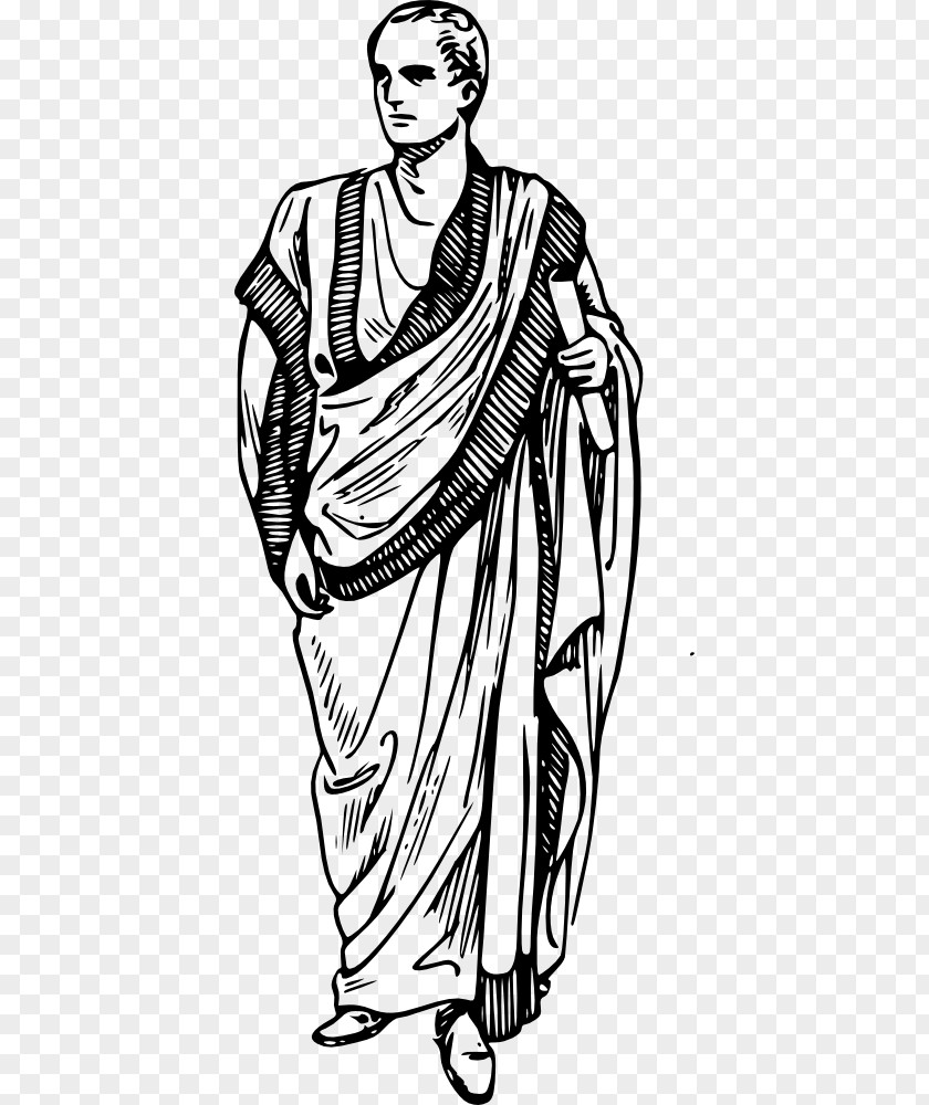 Dress Ancient Rome Greece Toga Tunic Clothing PNG