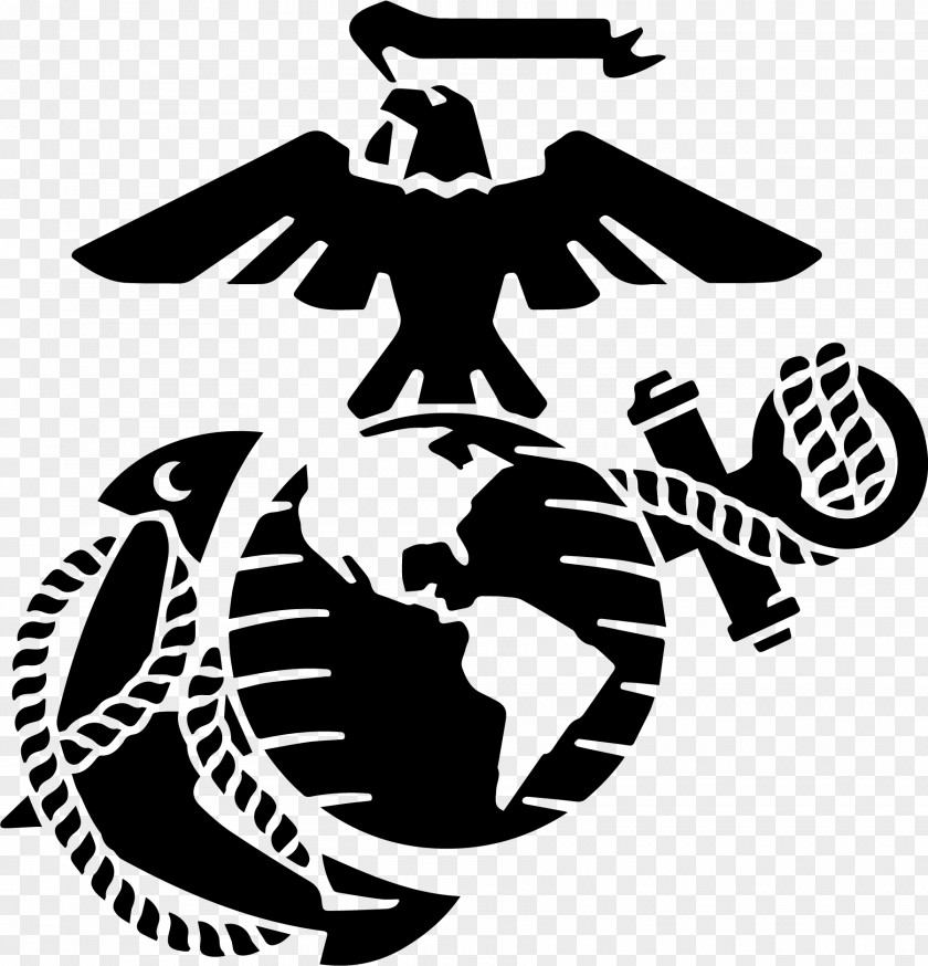 Military Marine Corps Base Camp Lejeune Eagle, Globe, And Anchor United States Decal Marines PNG