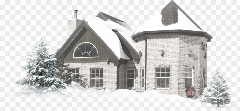 Winter Snow House Daxue PNG