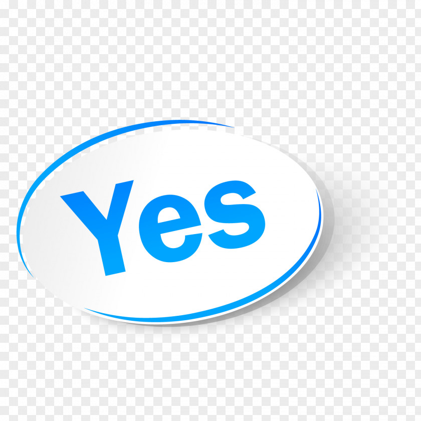 Blue Yes Tag Vector Material Check Mark Clip Art PNG