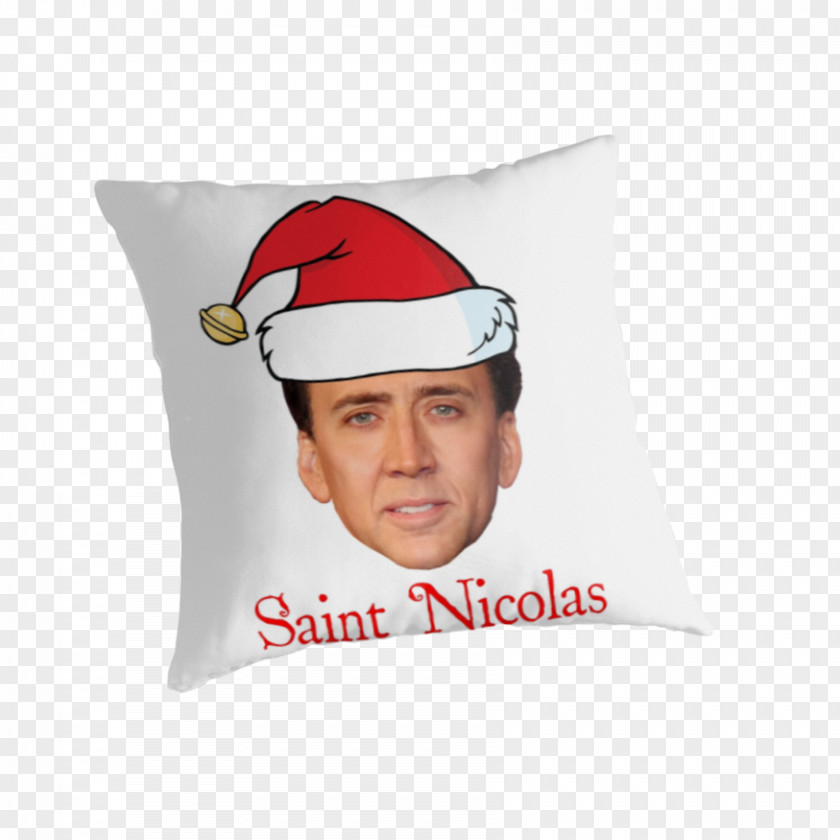 T-shirt Nicolas Cage Pillow Saint Christmas PNG